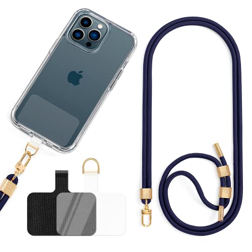 ラワンダ パッド2枚 スマートフォン用ストラップ クロスボディ ブラック Amazon.co.jp: [Lawonda] ラワンダ パッド2枚 スマートフォン用
